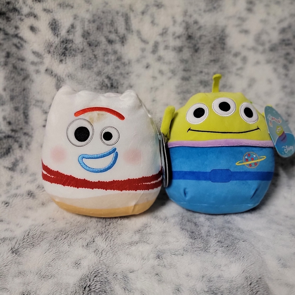 Squishmallows Forky and Alien 7.5in